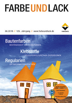 Bautenfarben stehen im Fokus der Maiausgabe der FARBE UND LACK.