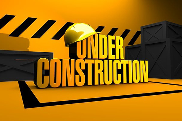 Eine Grafik symbolisiert mit dem Slogan "Under Construction" eine Baustelle.