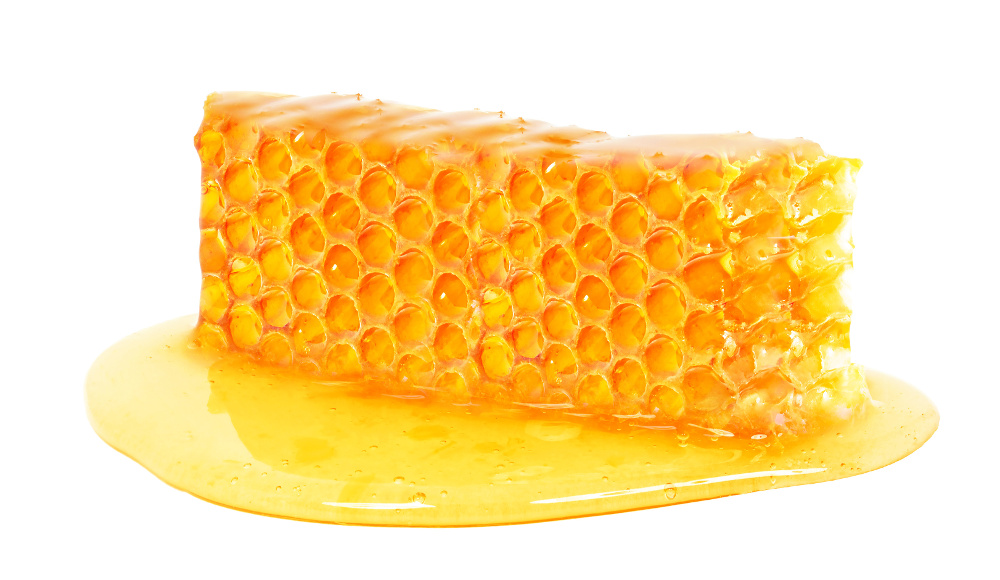Goldene Honigwabe