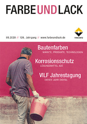 Die Septemberausgabe der FARBE UND LACK hat das Fokusthema Bautenfarben.