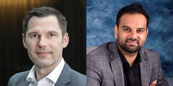 Haben neue Führungspositionen erhalten: Andreas Igerl (links) und Narendra Varde.