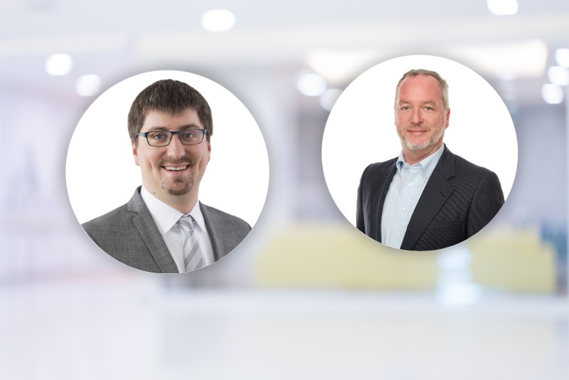 Dr. Christof Walter, EuPIA (rechts), und Ingo Schwab (VSLF).