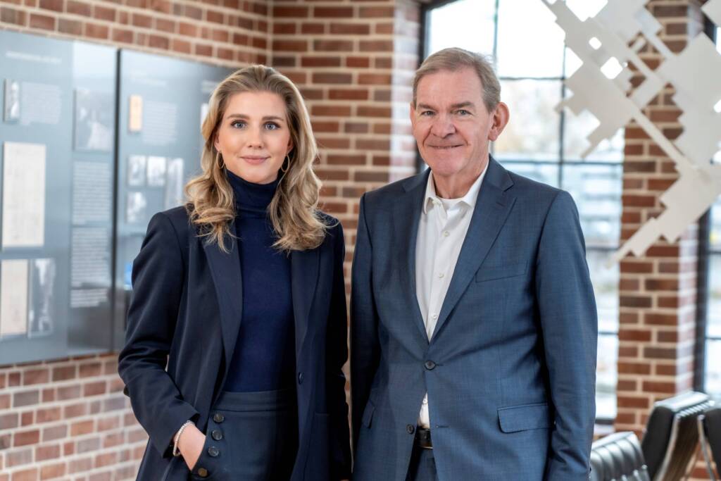 Johanna von Eben-Worlée und Reinhold von Eben-Worlée leiten das Unternehmen gemeinsam.