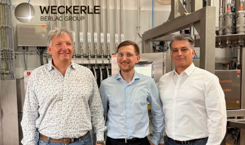 Willy Scheuchenpflug (CEO der Berlac Gruppe), Dr. Benjamin Stolz und Michael Maier.
